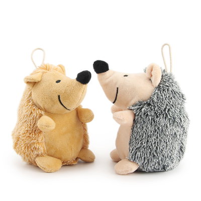 Hot Selling Pet Plush Toy Stuffed Hedgehog Squeak Toy